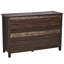 Brown MDF Veneer 6-Drawer Dresser 47.2"X15.7"X31.5"