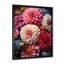 Décoration murale Zinnias rouge beige - Zinnias-97203454-134112112