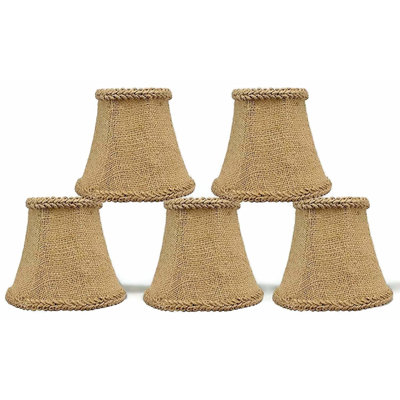 4.5 in. H Burlap Bell Lamp Shade
