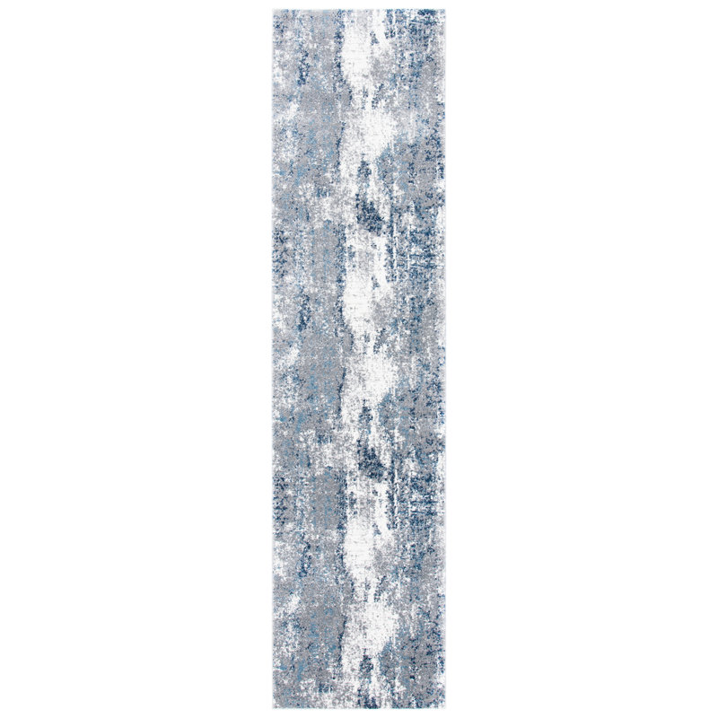 Musa 800 Performance Abstract Rug, Runner 2' x 12'
