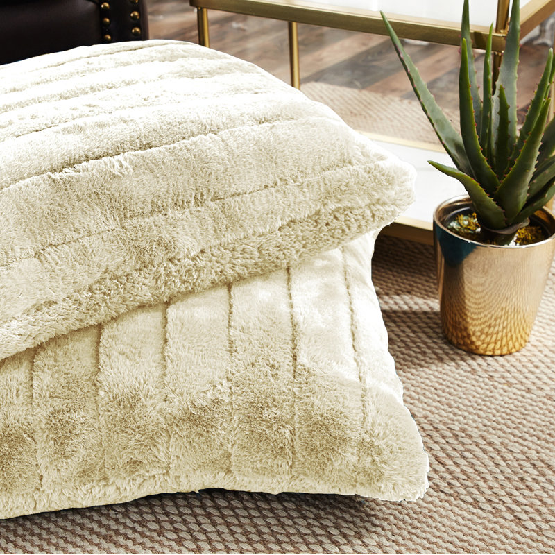 Housse de coussin Supermink, Blanc antique