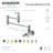 Kingston Brass Concord Two-Handle 1-Hole Wall Mount Pot Filler Faucet-11173660