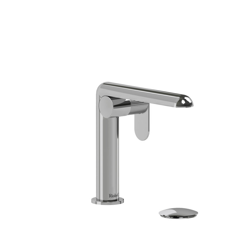 Ciclo Chrome Single Hole Lever Bathroom Faucet with Drain