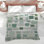 Green Rectangular Shapes Comforter