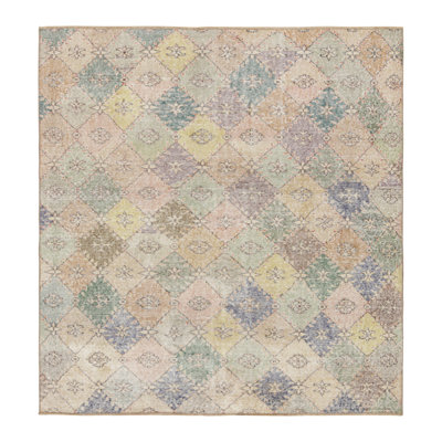 One-of-a-Kind 5'8" X 6'0" Hand Knotted Area Rug