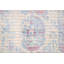 Tapis oriental rayé à motif abstrait 4 x 6