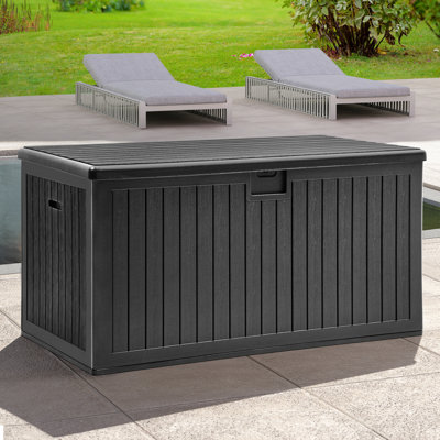 Balconera 230 Gallons Water Resistant Deck Box With Flexible Divide