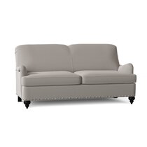 Azriah Charles of London Sofa Wade Logan Upholstery Color: Silver Gray