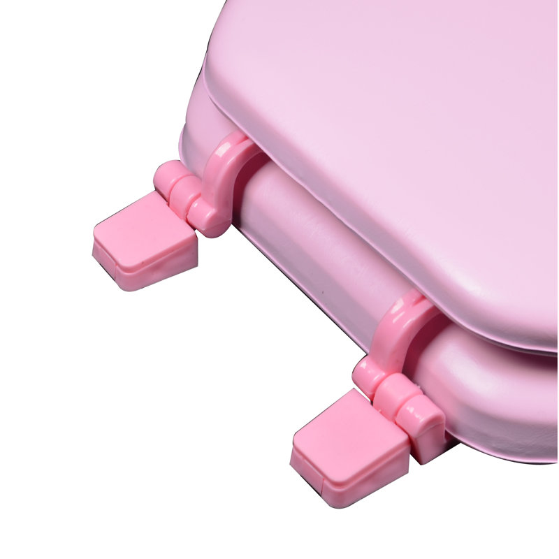 Siège de toilette rond Deluxe, Rose