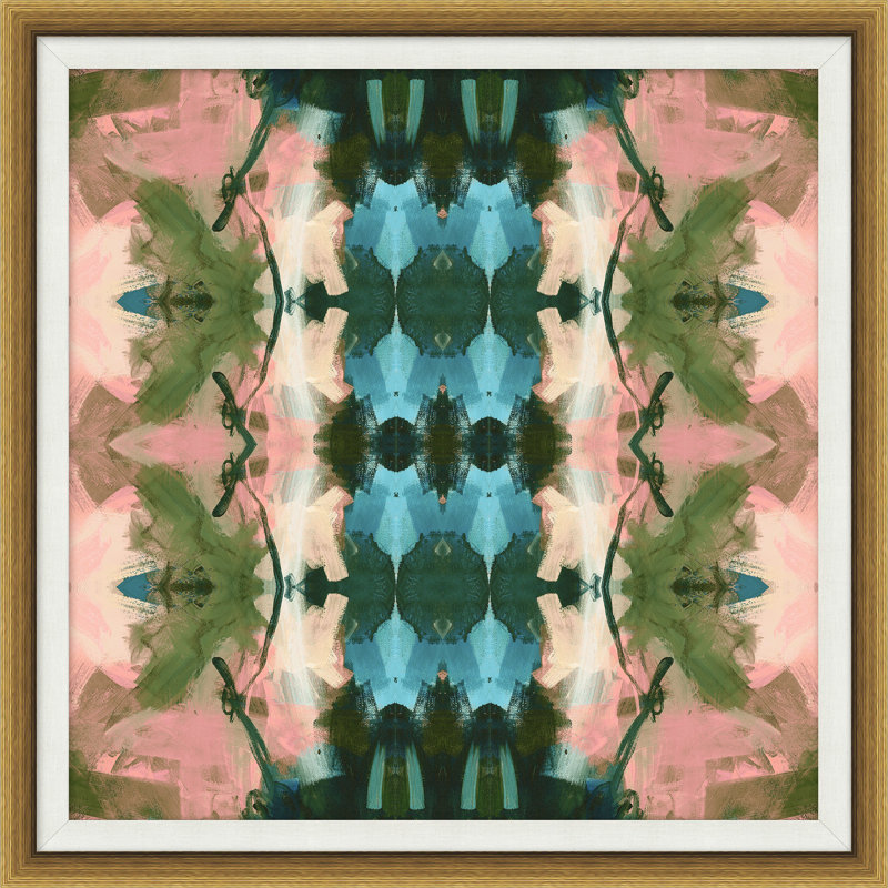 Peacock Kaleidoscope 3 Print