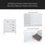 30" Bathroom Vanity Without Sink, Cabinet Base Only, Bathroom Cabinet With Drawers, Solid Frame And MDF Board-108206384-108206386
