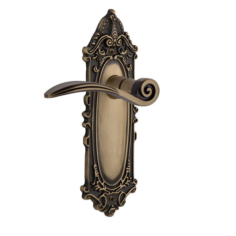 Victorian Plate Single Dummy with Swan Lever