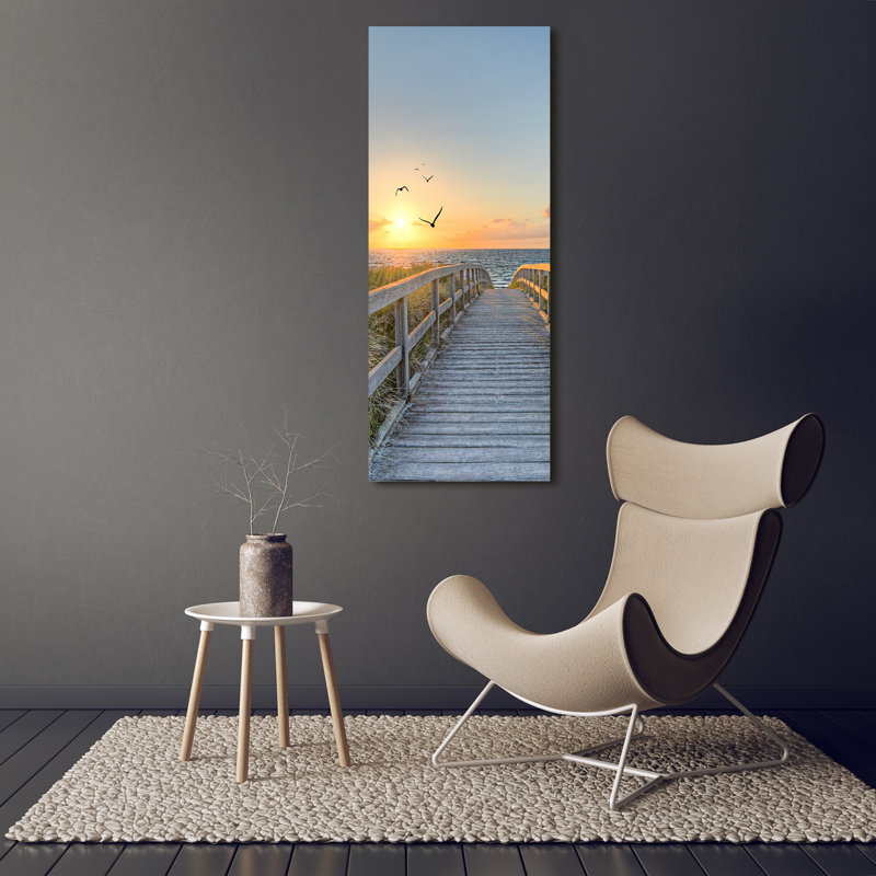 Path To The Beach - Wrapped Canvas Print