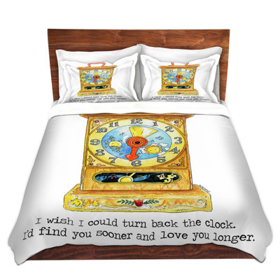 Ensemble de housse de couette jouets clock