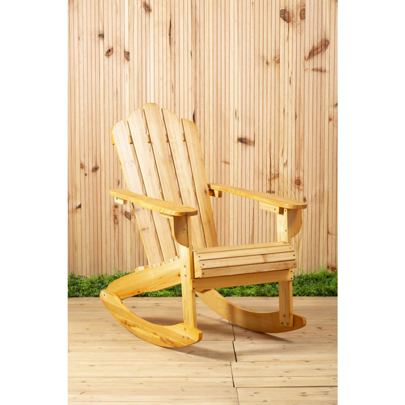 Farley Outdoor Adirondack Chair, Brown