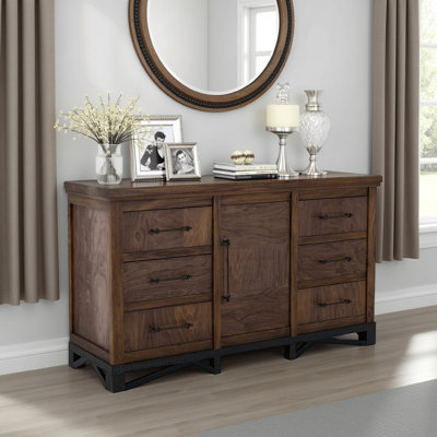 Commode centrale 6 tiroirs Ally
