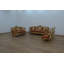 3 Piece St. Germain Iii Sofa Set Red Gold Fabric