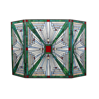 Pare-étincelles 3 pièces CHLOE Lighting INNES Tiffany