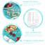 Argon Tableware Reusable Plastic Stemless Wine Glasses