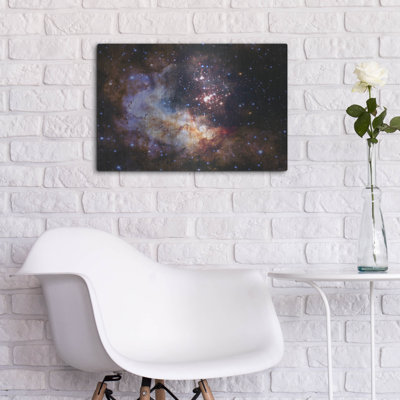 Télescope céleste Hubble, art mural en métal