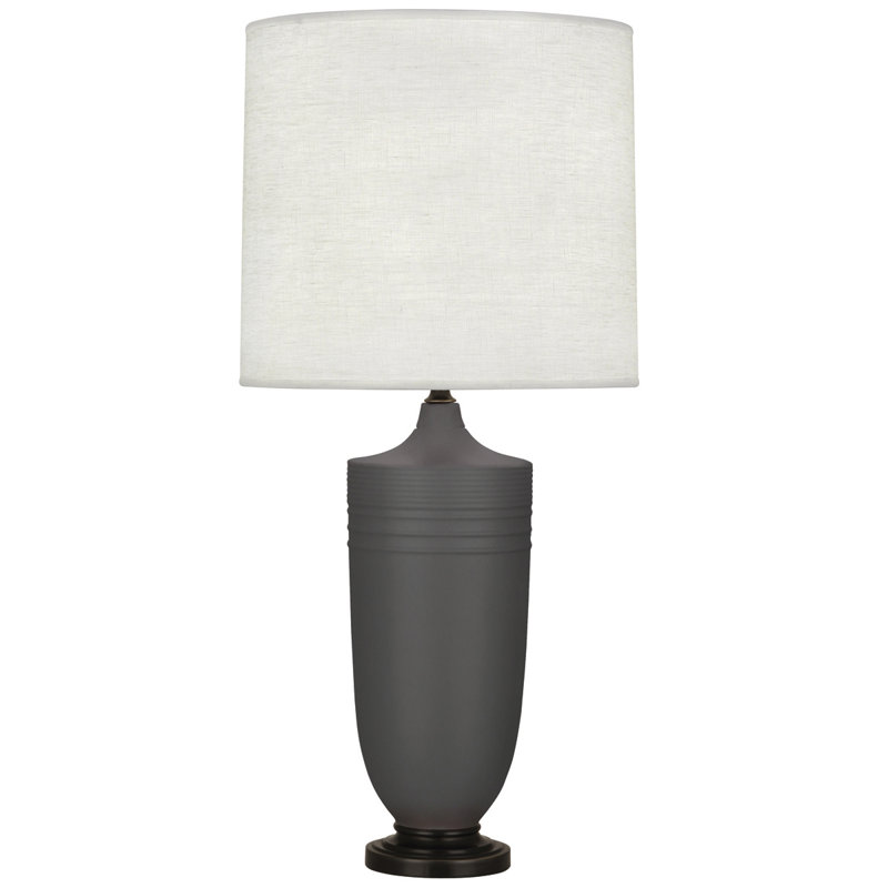 Hadrian Adjustable Table Lamp, Matte Ash/Deep Patina Bronze