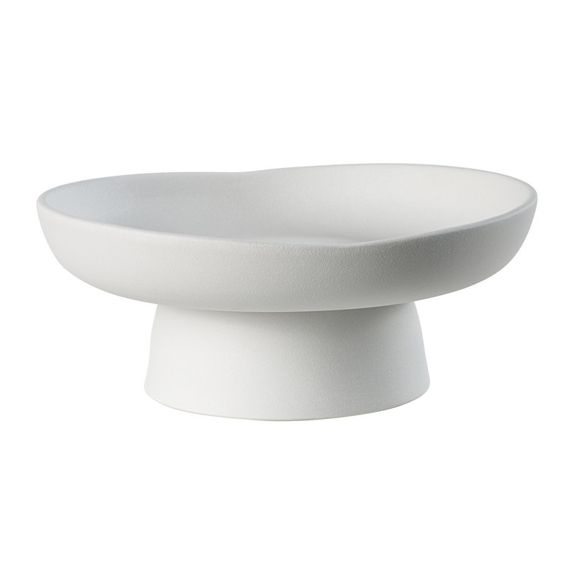 Malabo Ceramic / Porcelain Decorative Bowl by Renwil