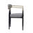 Ayliana Fabric Arm Chair Dining Chair-1369978448