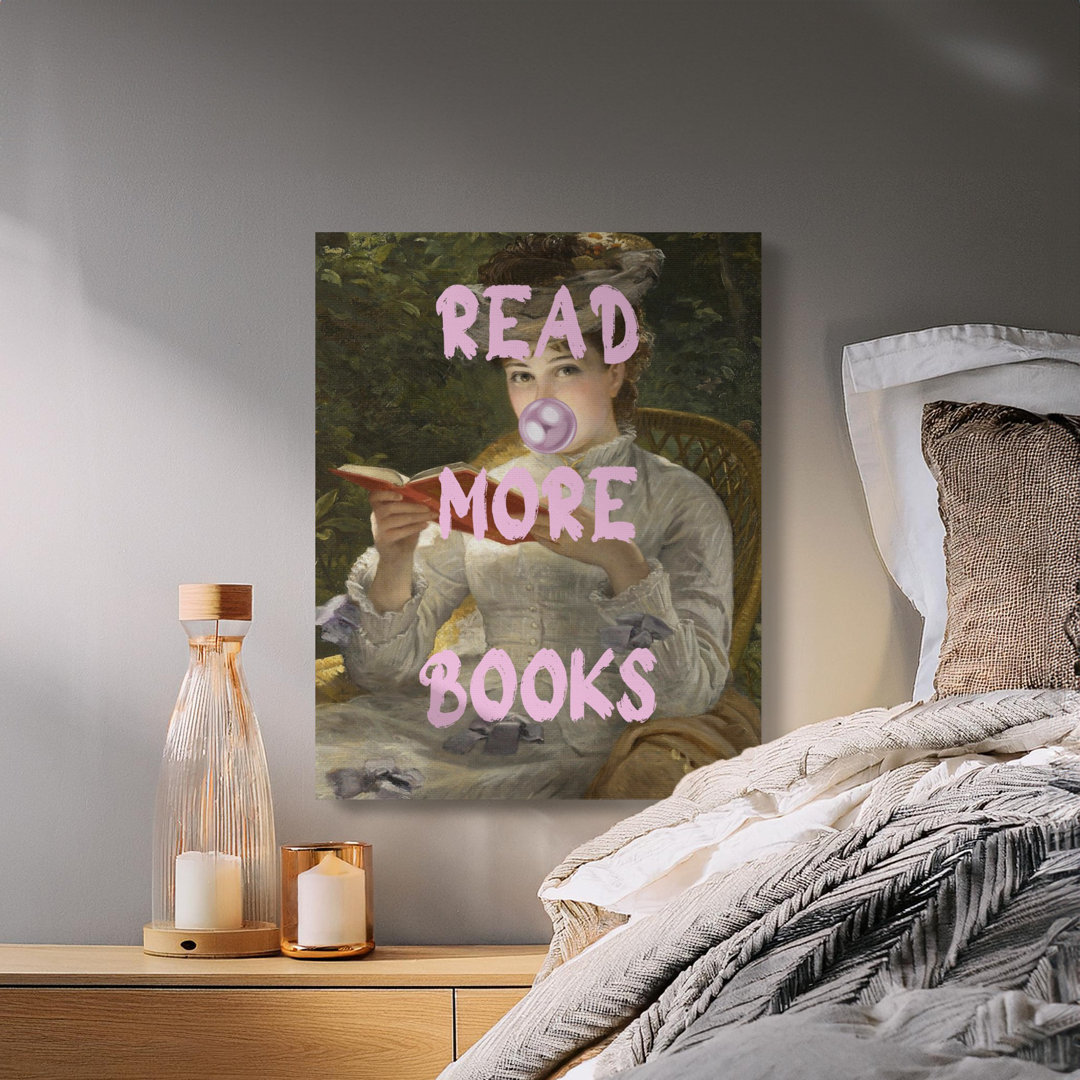 Read More Books Coquette Canvas Print