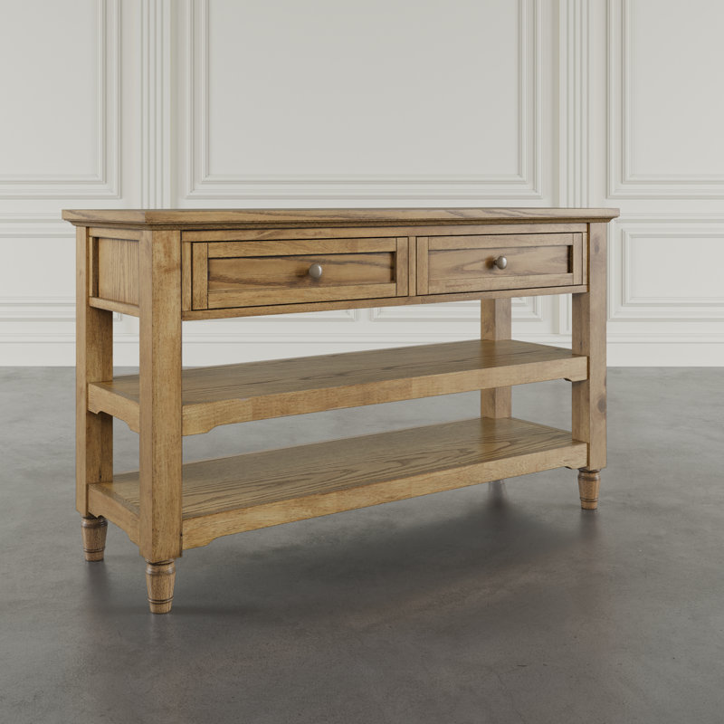 Canapé-console Brentwood, Bois brun