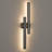 39.4''H Modern Black Aluminum ETL Outdoor Wall Light with Dual-Sided LED Lights