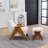 Chenille Upholstered Armchair With Matching Ottoman-1765337428