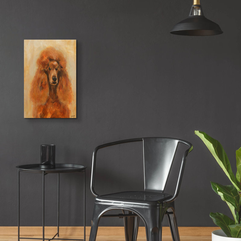 " Apricot Poodle " by Solveiga, 24" H x 16" W x 0.2" D