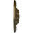 Endurathane Acanthus Ceiling Medallion, 11 3/8"OD x 2"P, Hand-Painted Brass Finish-27780082