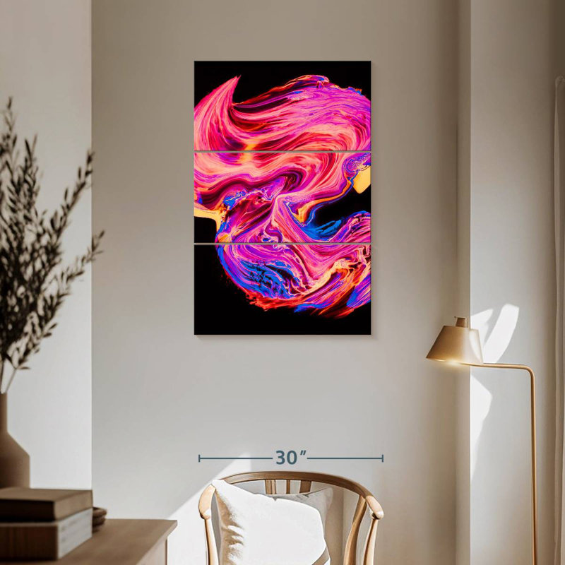 Peinture abstraite Avery, H 57 po x l 36 po