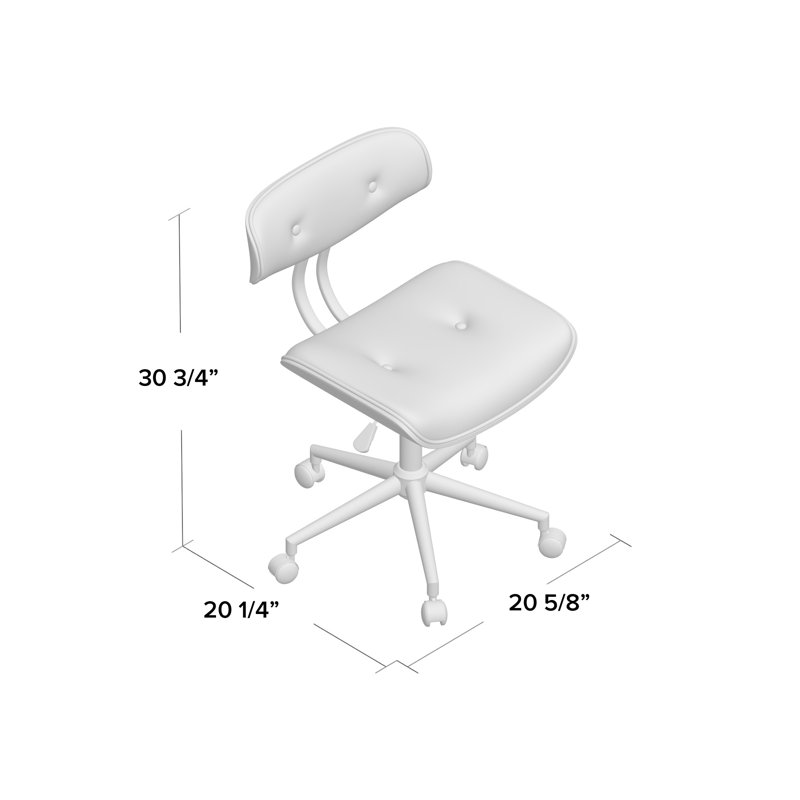Larissa Task Chair, Black