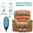 Meetwarm Large Power Lift Heavy Duty Overstuffed Wide Electric Recliner Chair-74511487