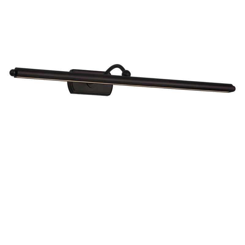 Lampe pour tableau Lamont, Fer vieilli, H 2,38 po x l 24 po x P 9 po
