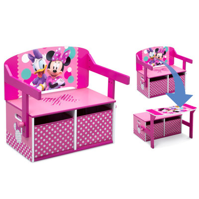 Minnie Mouse Activity Bench