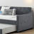 Multifunctional Elegant Mid-Century Upholstered Daybed with Trundle & USB Charging-303069563