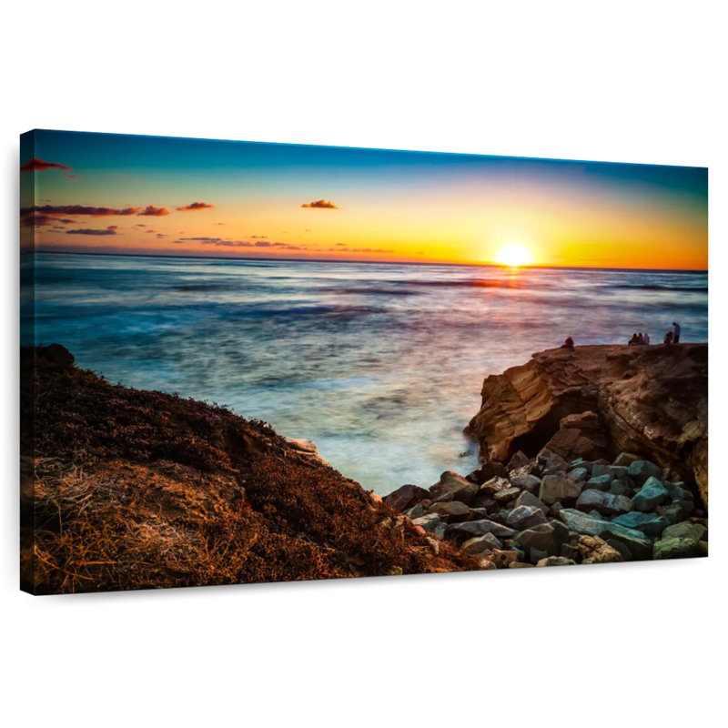 Gillard La Jolla Gillard coucher de soleil, H 8 po x l 12 po