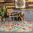 Pennsylvania Leaf Green/Orange Indoor/Outdoor Rug-1020482441