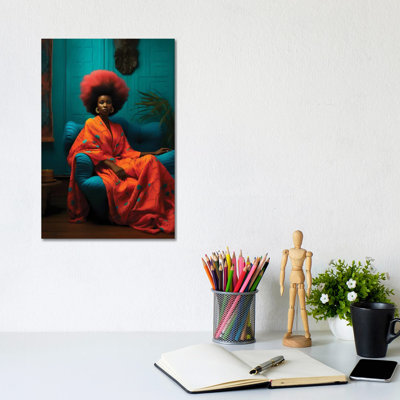 African High Fashion IX - Wall Art Print - Wrapped Canvas