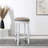 26" Counter Height, 360° Swivel Wooden Barstool-1317238893