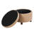 Channell Leatherette Storage Ottoman-913384617