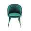 Chaise de salle à manger rembourrée en velours Mablethorpe-1120011927