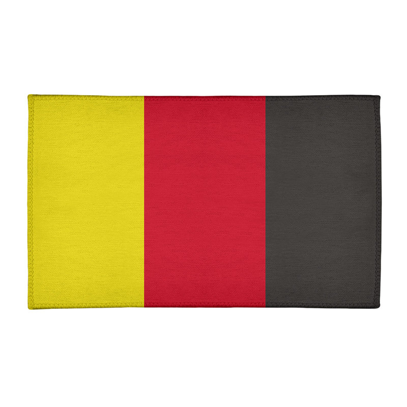 Tapis rouge à rayures de hockey national, Rectangle 3 pi x 5 pi