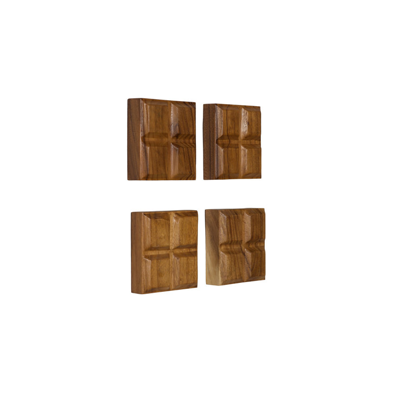 Chunk Wall Tiles, Set of 4, Natural