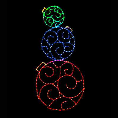 Christmas Ornament Stack Animated LED Display