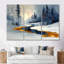 «Gold Frosted Morning II», ensemble de reproductions d'art mural de Noël-1727279864-1727279845