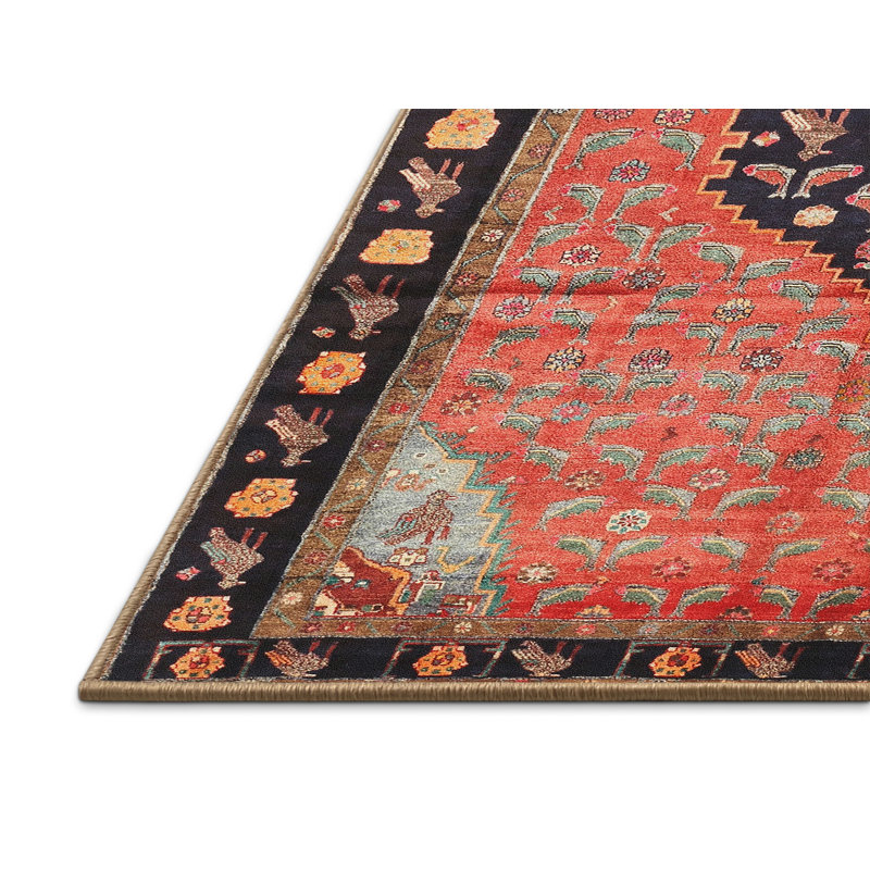 Tapis orange Hallow, Rectangle 7 pi x 9 pi